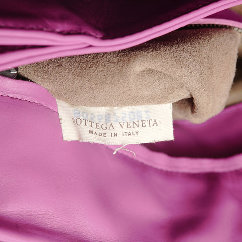 BOTTEGAVENETA INTRECCIATO Roma 2WAY Leather Handbag purple WS28139
