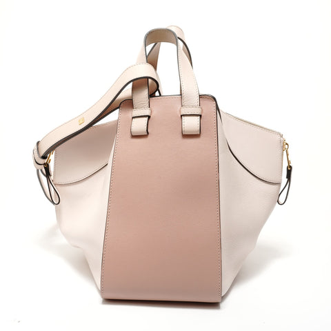 LOEWE Hammock Small Anagram 2WAY Leather Handbag pink WS28140