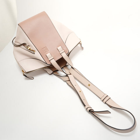 LOEWE Hammock Small Anagram 2WAY Leather Handbag pink WS28140
