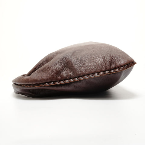 BOTTEGAVENETA Leather Hobo Shoulder Bag Brown WS28142