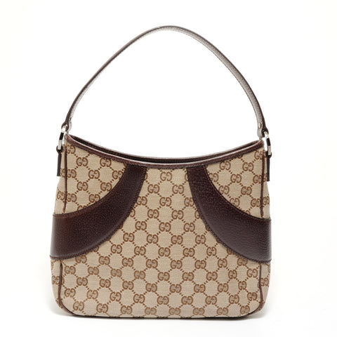 GUCCI GG canvas Shoulder Bag Brown WS28144