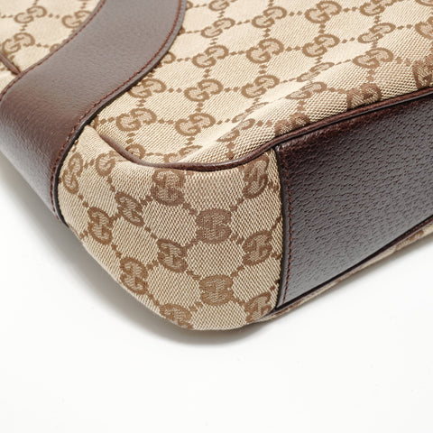 GUCCI GG canvas Shoulder Bag Brown WS28144