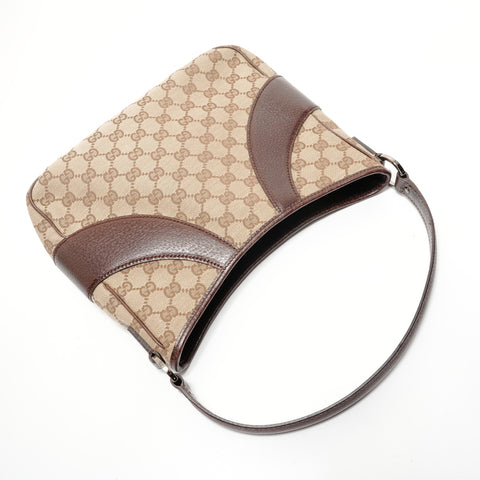 GUCCI GG canvas Shoulder Bag Brown WS28144
