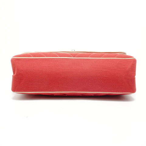 CHANEL Booth #14: Chevron Lion Metal Shoulder Bag Red WS28146