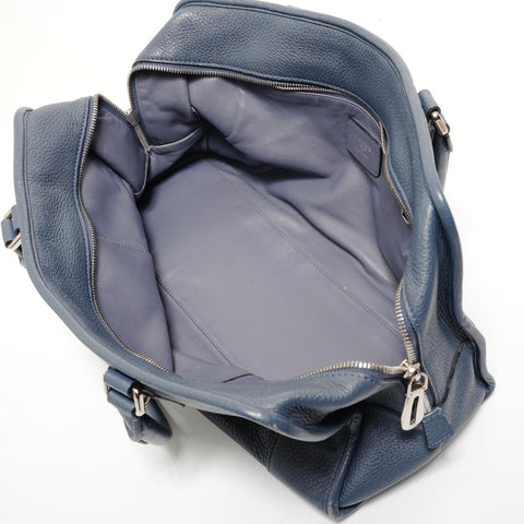 LOEWE Amazona 36 Anagram Handbag blue WS28147