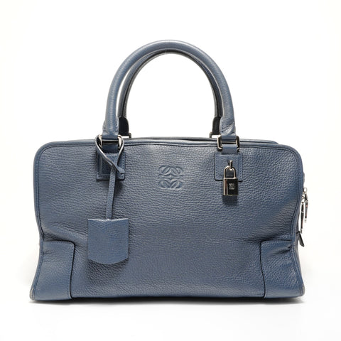 LOEWE Amazona 36 Anagram Handbag blue WS28147