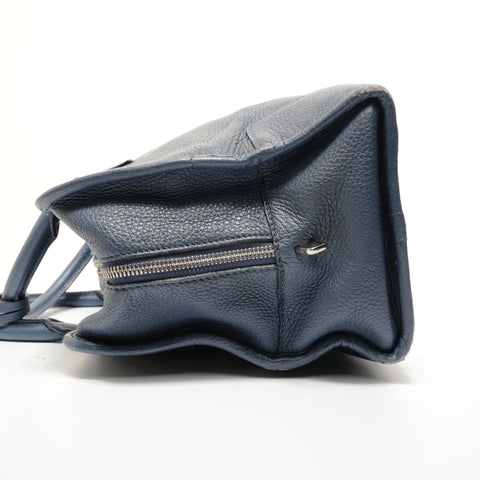 LOEWE Amazona 36 Anagram Handbag blue WS28147