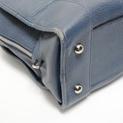 LOEWE Amazona 36 Anagram Handbag blue WS28147