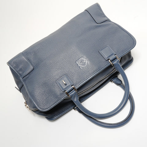 LOEWE Amazona 36 Anagram Handbag blue WS28147