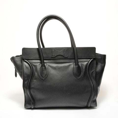 CELINE Luggage Phantom Shopper Leather Handbag black WS28148