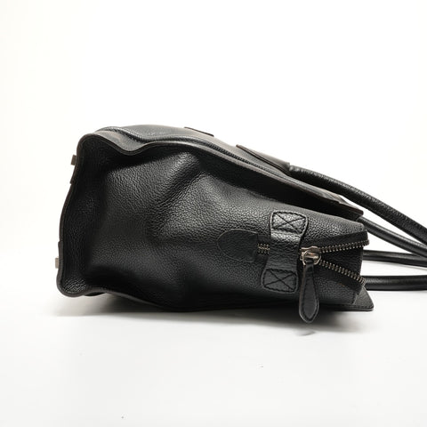 CELINE Luggage Phantom Shopper Leather Handbag black WS28148