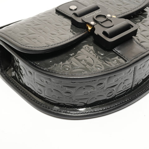 Christian Dior Gallop Oblique Shoulder Bag black WS28150