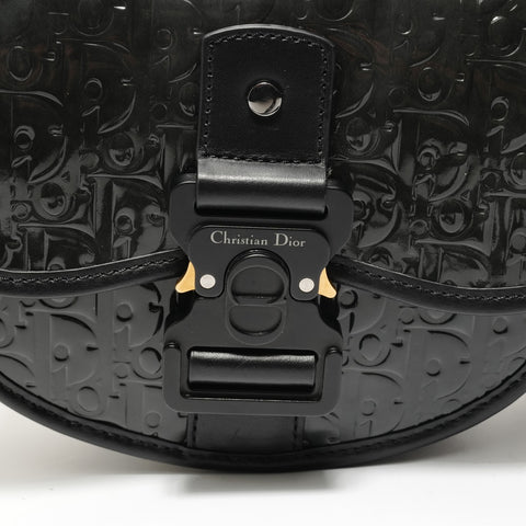 Christian Dior Gallop Oblique Shoulder Bag black WS28150