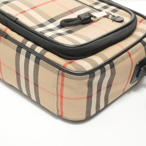 BURBERRY Nova Check Shoulder Bag beige WS28151