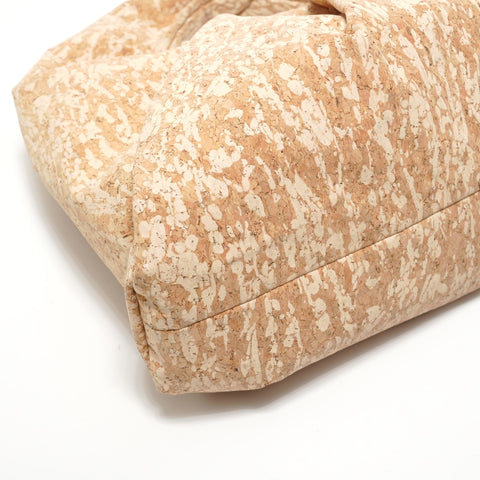 BOTTEGAVENETA Hobo One Belt Cork Shoulder Bag beige WS28152