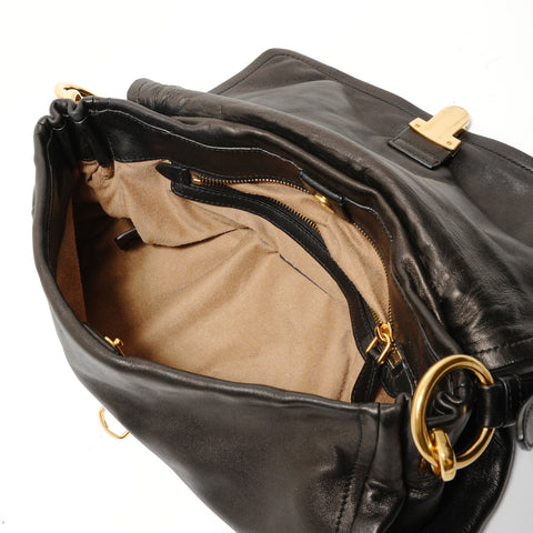 PRADA One Shoulder Bag Leather Shoulder Bag black WS28153