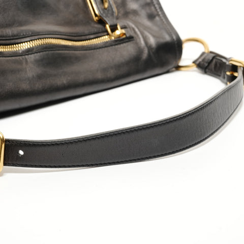 PRADA One Shoulder Bag Leather Shoulder Bag black WS28153
