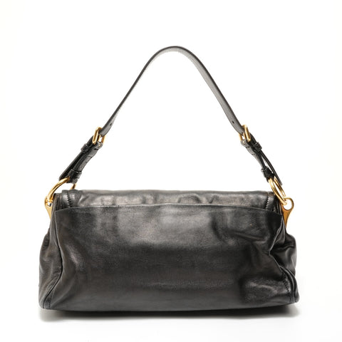 PRADA One Shoulder Bag Leather Shoulder Bag black WS28153