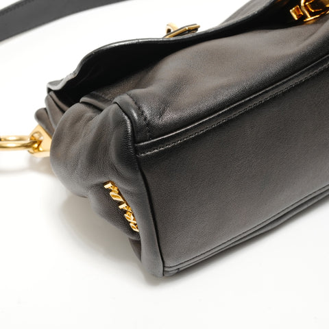 PRADA One Shoulder Bag Leather Shoulder Bag black WS28153