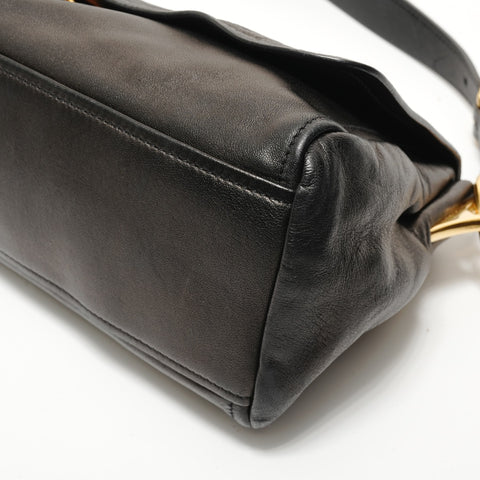 PRADA One Shoulder Bag Leather Shoulder Bag black WS28153