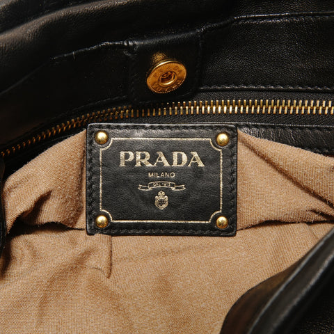 PRADA One Shoulder Bag Leather Shoulder Bag black WS28153