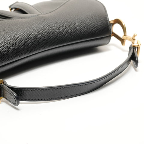 Christian Dior Saddlebag Studs Shoulder Bag black WS28155