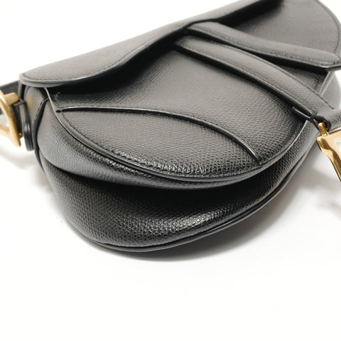 Christian Dior Saddlebag Studs Shoulder Bag black WS28155