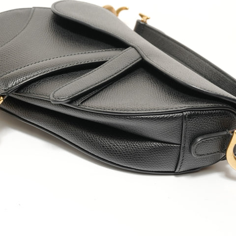 Christian Dior Saddlebag Studs Shoulder Bag black WS28155