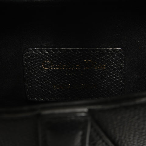 Christian Dior Saddlebag Studs Shoulder Bag black WS28155