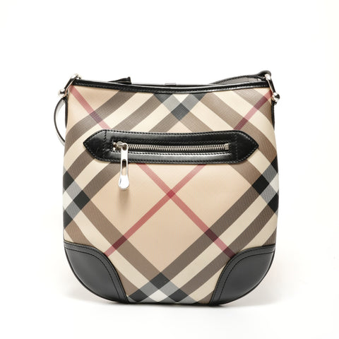 BURBERRY Nova Check Shoulder Bag beige WS28159