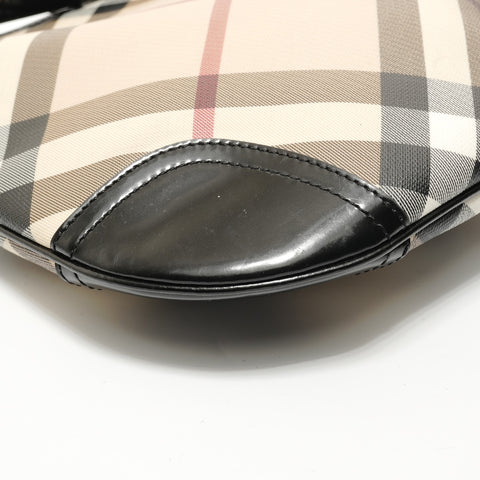 BURBERRY Nova Check Shoulder Bag beige WS28159