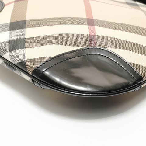 BURBERRY Nova Check Shoulder Bag beige WS28159