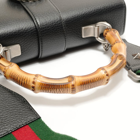 GUCCI Dionysus Bamboo Handbag black WS28160
