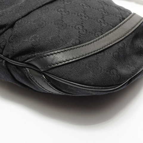 GUCCI GG canvas Abbey Shoulder Bag black WS28161