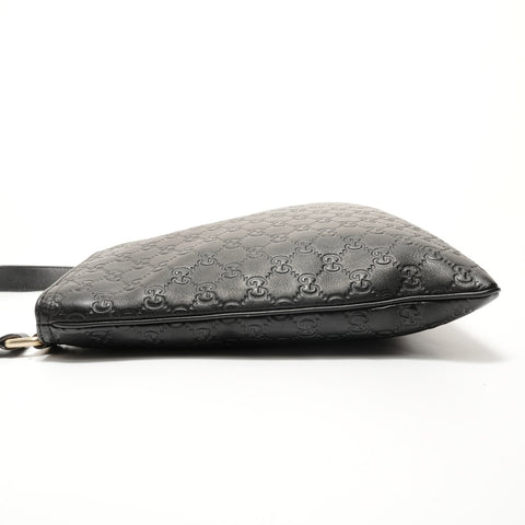 GUCCI GG Shima Leather Shoulder Bag black WS28163