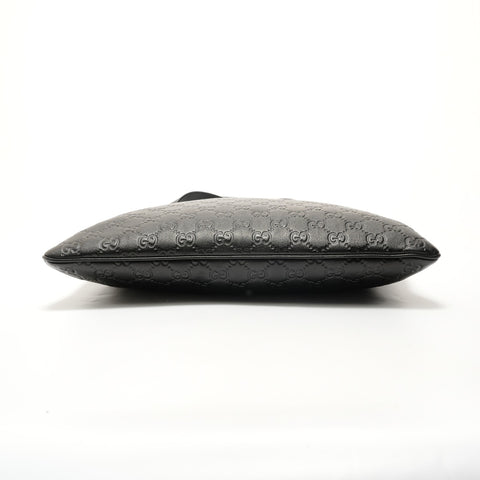 GUCCI GG Shima Leather Shoulder Bag black WS28163