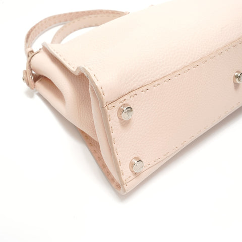 FENDI Selleria Peekaboo 2way Handbag beige WS28164