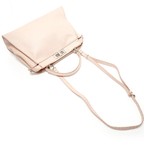 FENDI Selleria Peekaboo 2way Handbag beige WS28164
