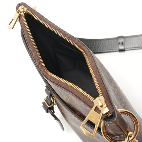 LOUIS VUITTON Monogram Odeon NM PM Shoulder Bag Brown WS28165