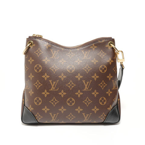 LOUIS VUITTON Monogram Odeon NM PM Shoulder Bag Brown WS28165