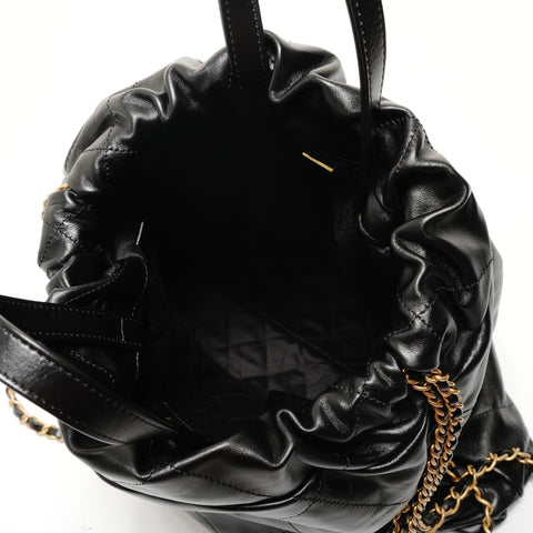 CHANEL 22 Matelass Backpack Backpack  Daypack black WS28166