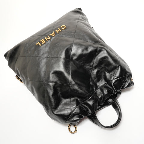 CHANEL 22 Matelass Backpack Backpack  Daypack black WS28166