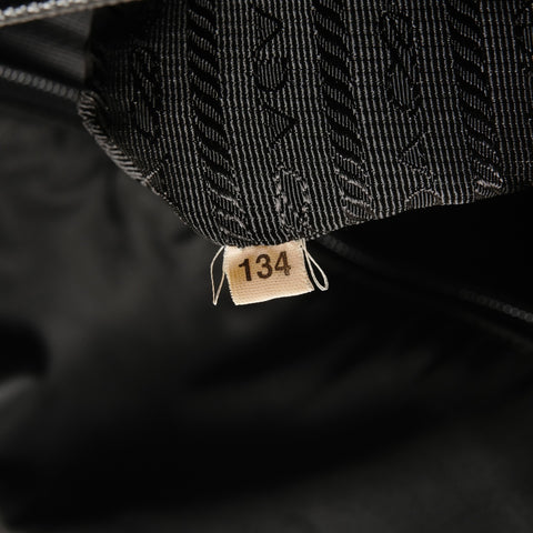 PRADA Nylon Shoulder Bag black WS28167