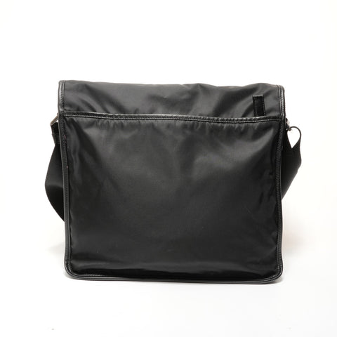 PRADA Nylon Shoulder Bag black WS28167