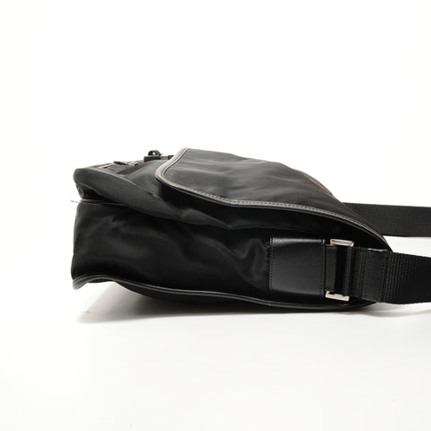 PRADA Nylon Shoulder Bag black WS28167