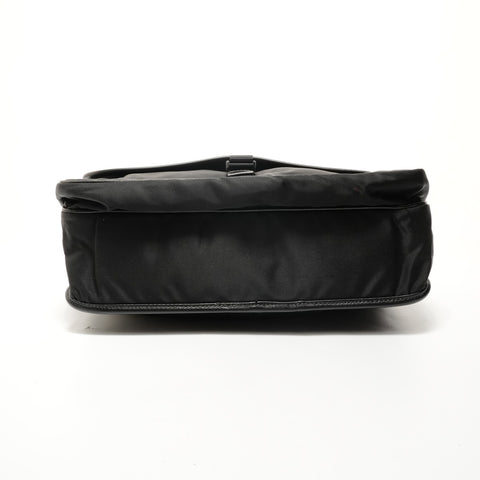 PRADA Nylon Shoulder Bag black WS28167