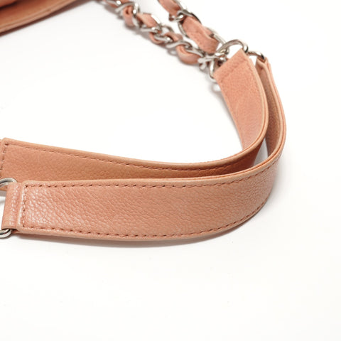 CHANEL Item No. 12, 2008-2009, Caviar Skin Petit Shopping Tote, Salmon Pink Shoulder Bag pink WS28169