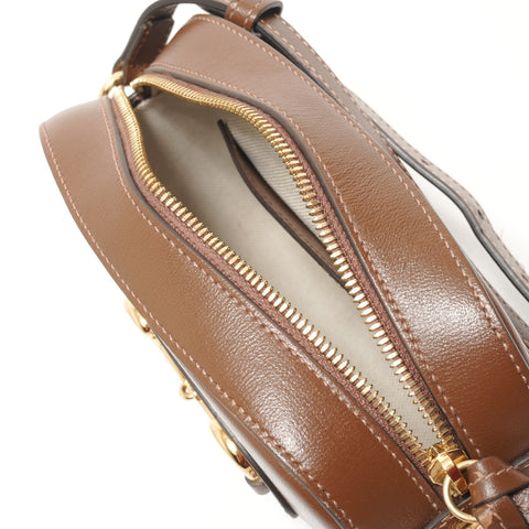 GUCCI Horsebit 1955 Shoulder Bag Brown WS28171