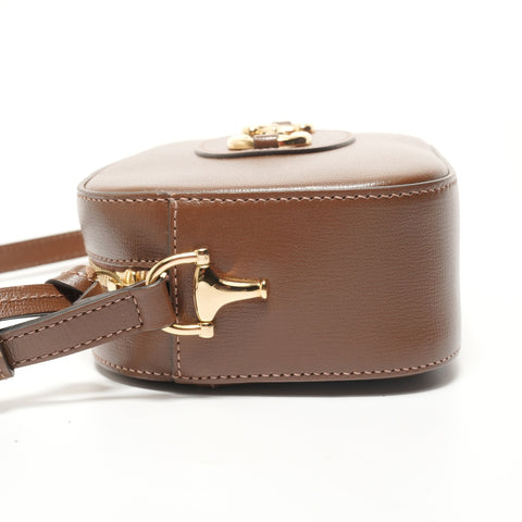 GUCCI Horsebit 1955 Shoulder Bag Brown WS28171