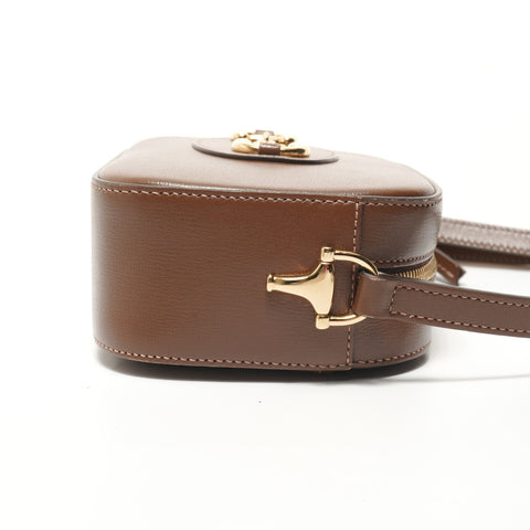 GUCCI Horsebit 1955 Shoulder Bag Brown WS28171